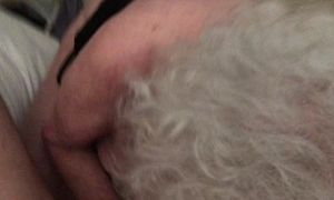 Grandmother deep throating me