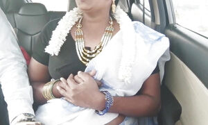 Indian Bhabhi Car Sex. Telugu Bhabi Car Long Drive For Fucking With Stepson