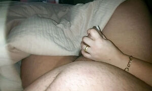 OMG step mom caught handjob step son dick