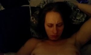 First-timer cheating wifey internal cumshot