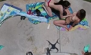 Chicks Having Bang-out And Filmed By A Freak's Drone