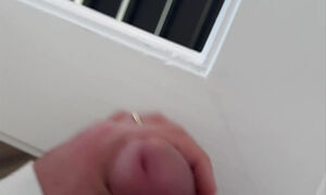 Wife Downstairs - Cuck Cums, Dont Get Caught!